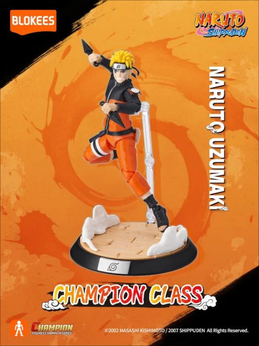 NARUTO UZUMAKI - Naruto Shippuden Serie - Champion Class Blokees - Figura Coleccionable