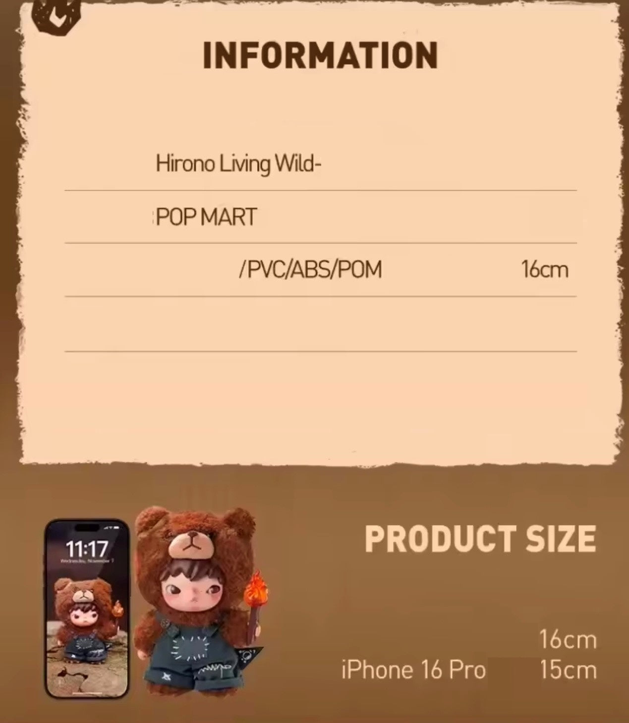 HIRONO Living Wild - Fight for Joy Serie - Peluche Coleccionable