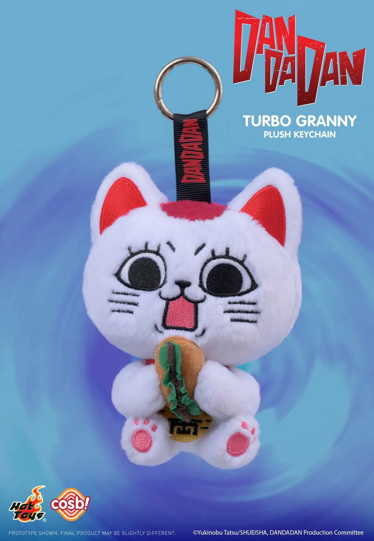 TURBO GRANNY - Dan Da Dan - Cosbi Plush Keychain Collection - Colgante de Peluche / Caja Misteriosa