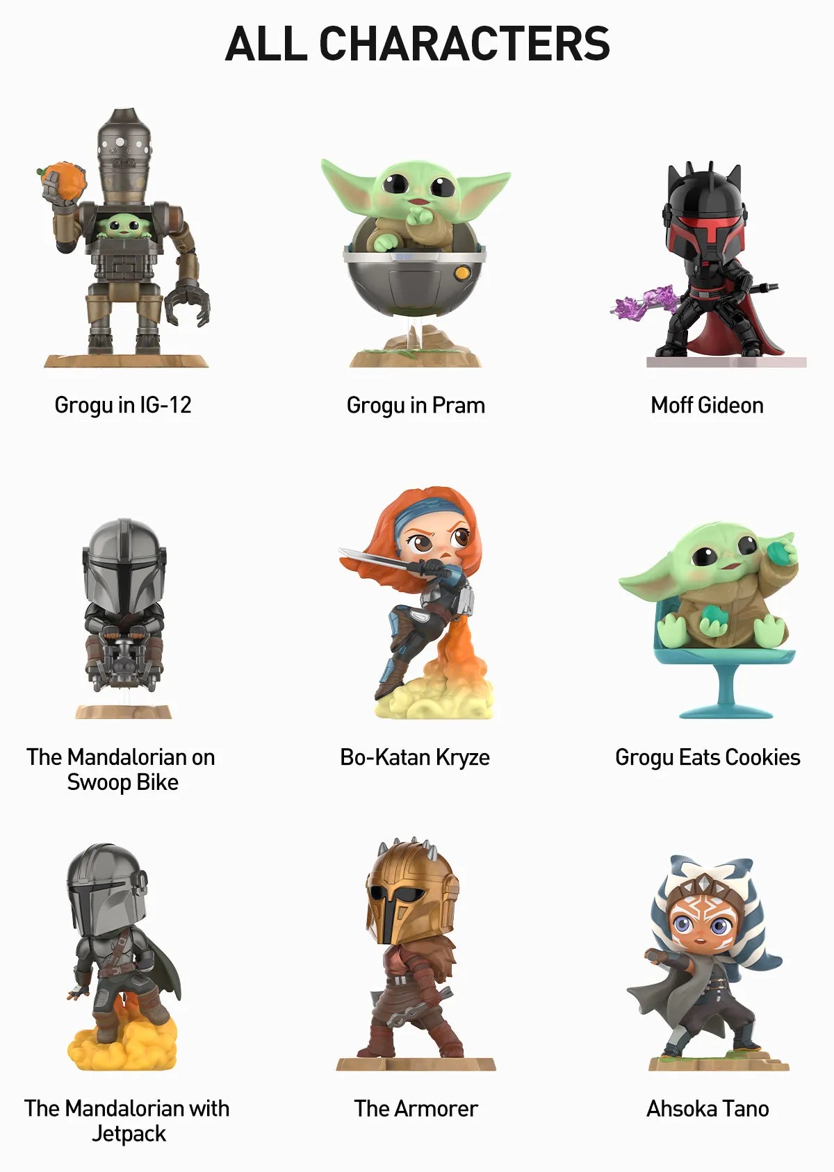 Stars Wars Mandalorian Serie - Figura Coleccionable / Caja Misteriosa