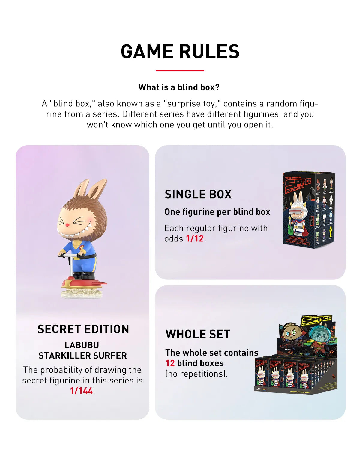 THE MONSTERS Space Adventures Series - Figura Coleccionable / Caja Misteriosa