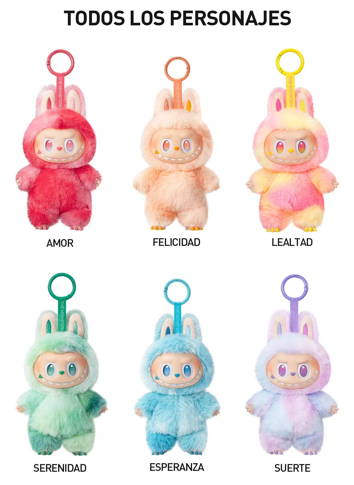 LABUBU THE MONSTERS - Big into Energy Serie - Colgante de Peluche / Caja Misteriosa