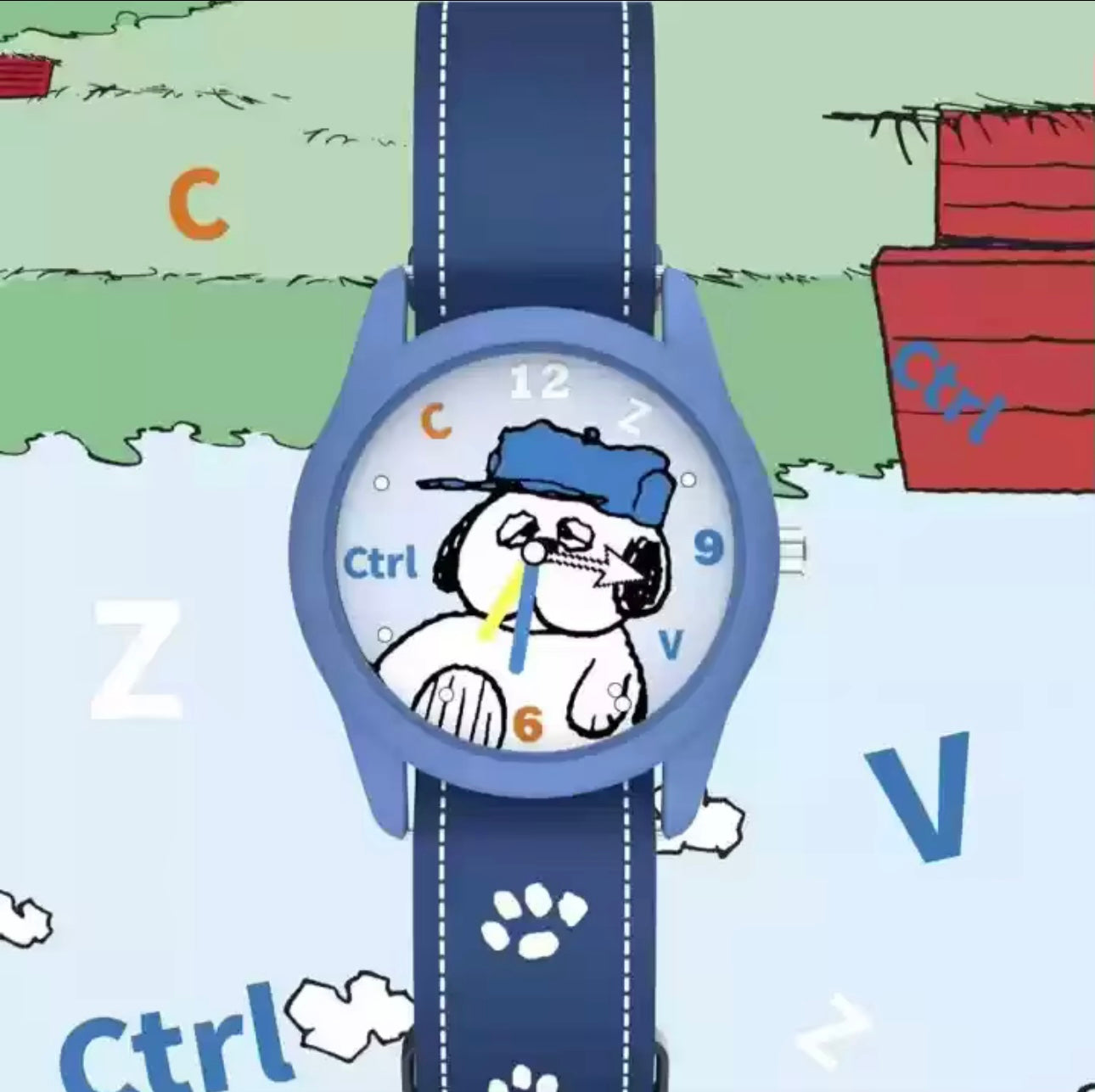 RELOJ SNOOPY & FRIENDS - Watches for the Gang Serie - Accesorio Coleccionable / Caja Misteriosa (PEDIDO)