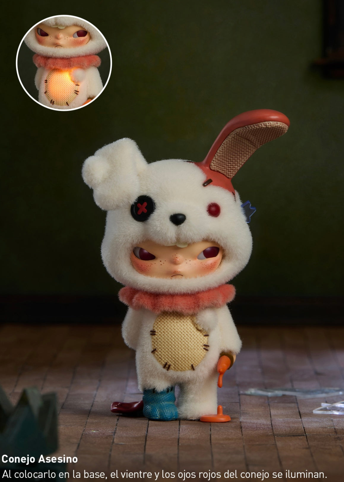 HIRONO x Parque Misterioso Series (+ Pedestal fantasmal con luz) - Figura Coleccionable / Caja Misteriosa