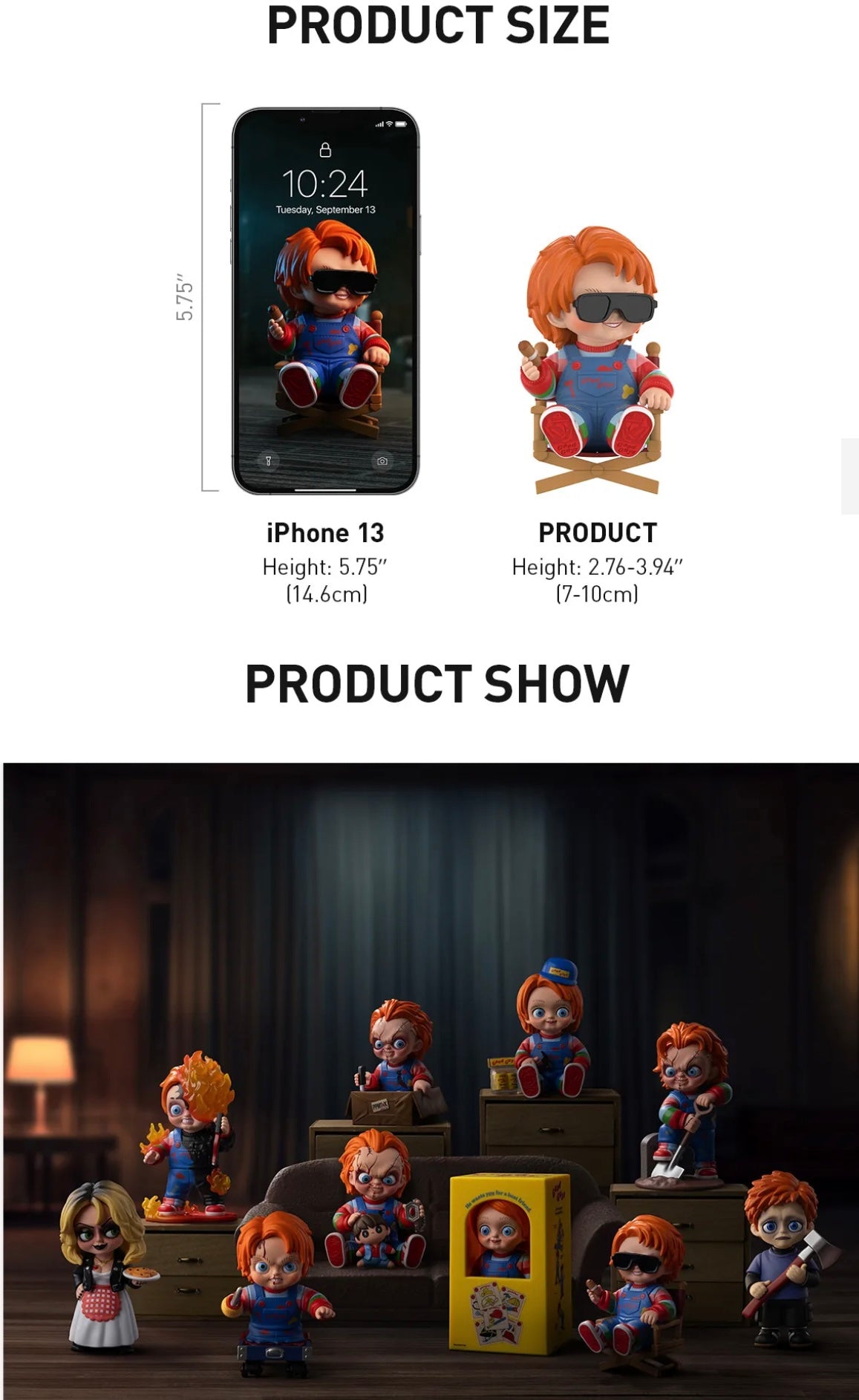 Chucky- Franchise- Serie - Figura Coleccionable