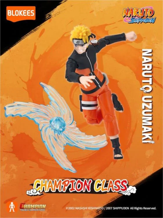 NARUTO UZUMAKI - Naruto Shippuden Serie - Champion Class Blokees - Figura Coleccionable