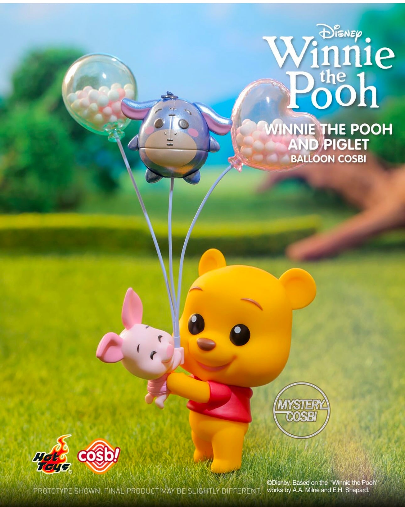 WINNIE THE POOH - Ballon Series - Cosbi Collection - Figura Coleccionable / Caja Misteriosa