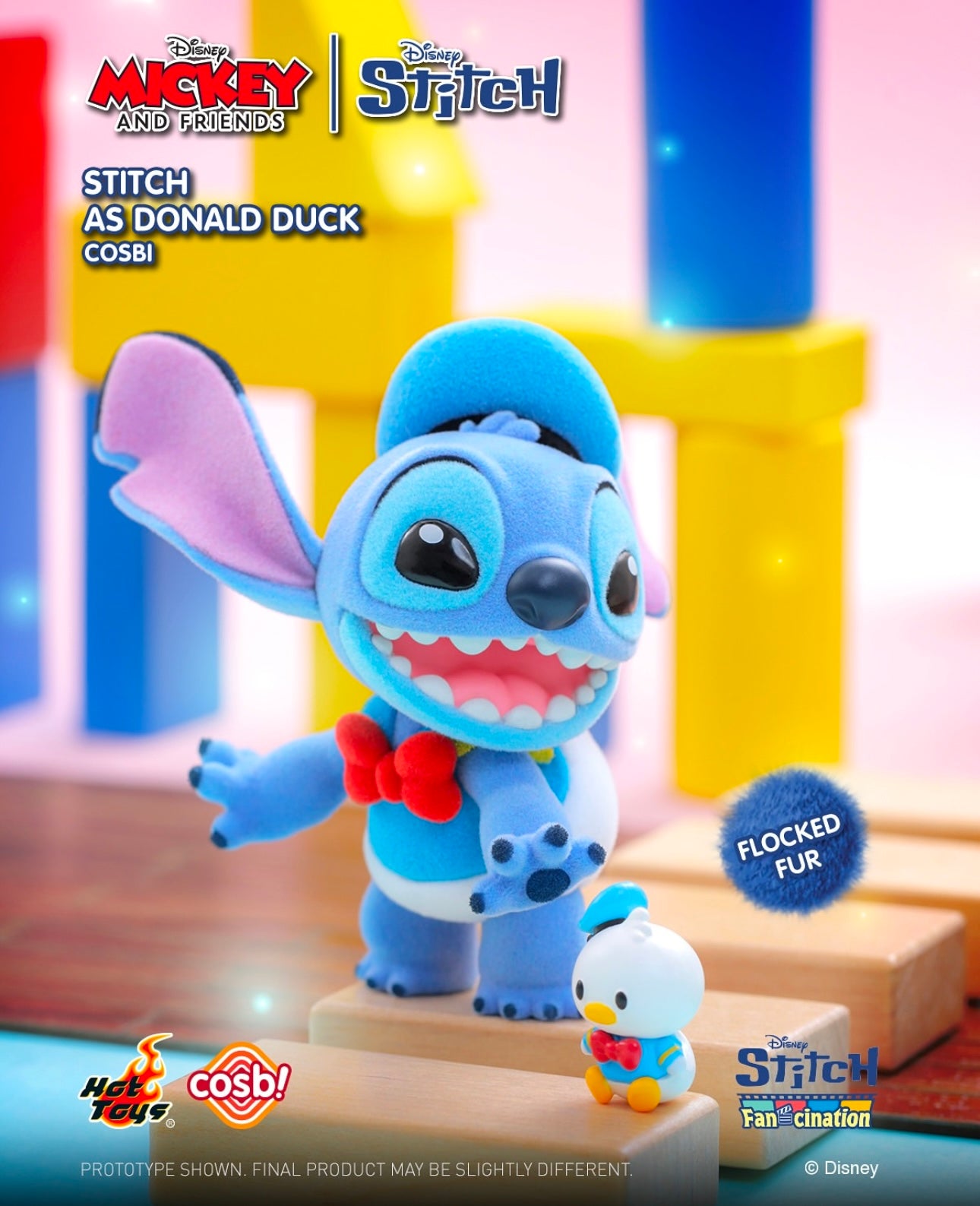 HOT TOYS STITCH x MICKEY AND FRIENDS - Cosbi Collection - Figura Coleccionable / Caja Misteriosa