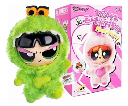 THE POWERPUFF GIRL - Plush Party Serie - Colgante de Peluche / Caja Misteriosa