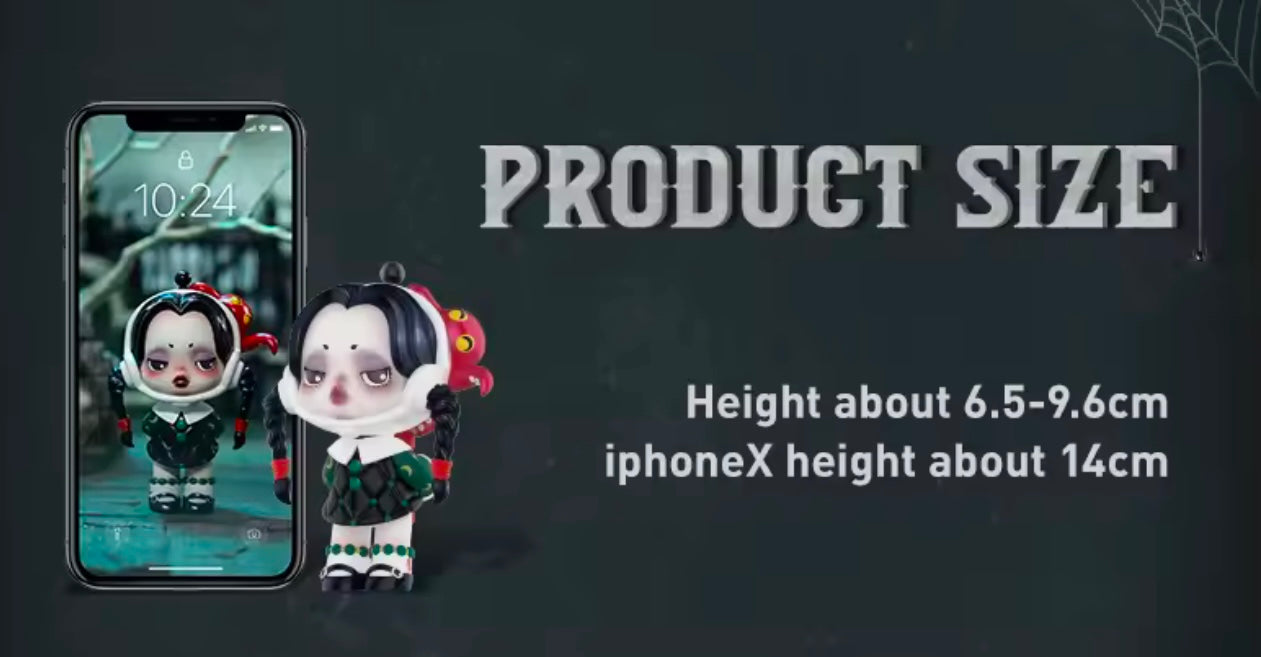 SKULLPANDA × THE ADDAMS FAMILY Series - Figura Coleccionable / Caja Misteriosa