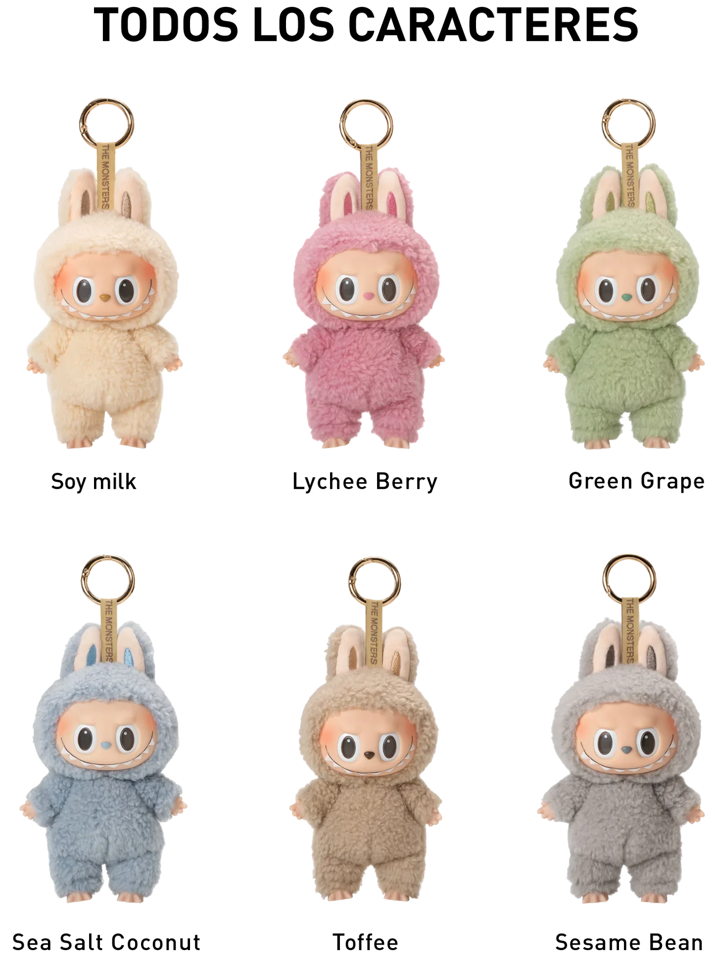 LABUBU THE MONSTERS - Exciting Macaron Serie - Colgante de Peluche / Caja Misteriosa