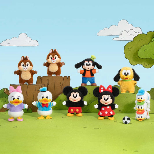 DISNEY MICKEY FAMILY - Cute Together Serie - Colgante de Peluche / Caja Misteriosa