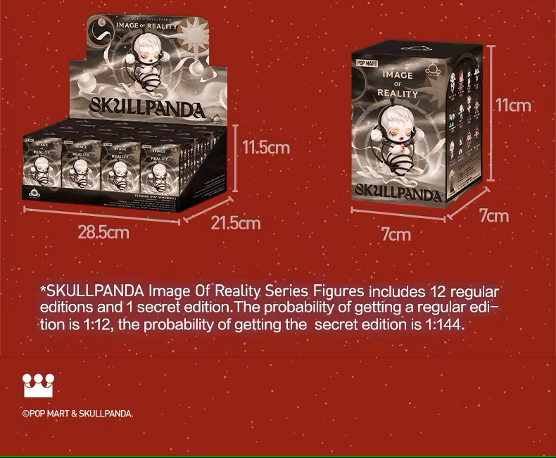 SKULLPANDA - Image of Reality Serie - Figura Coleccionable / Caja Misteriosa