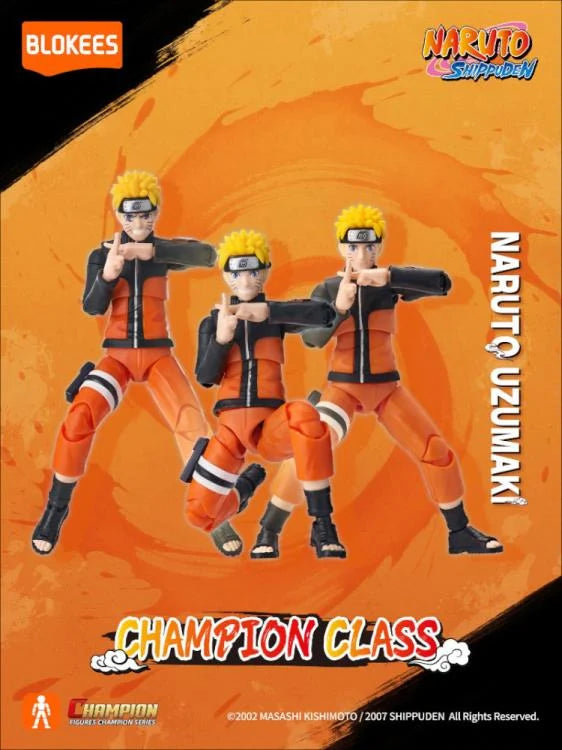 NARUTO UZUMAKI - Naruto Shippuden Serie - Champion Class Blokees - Figura Coleccionable