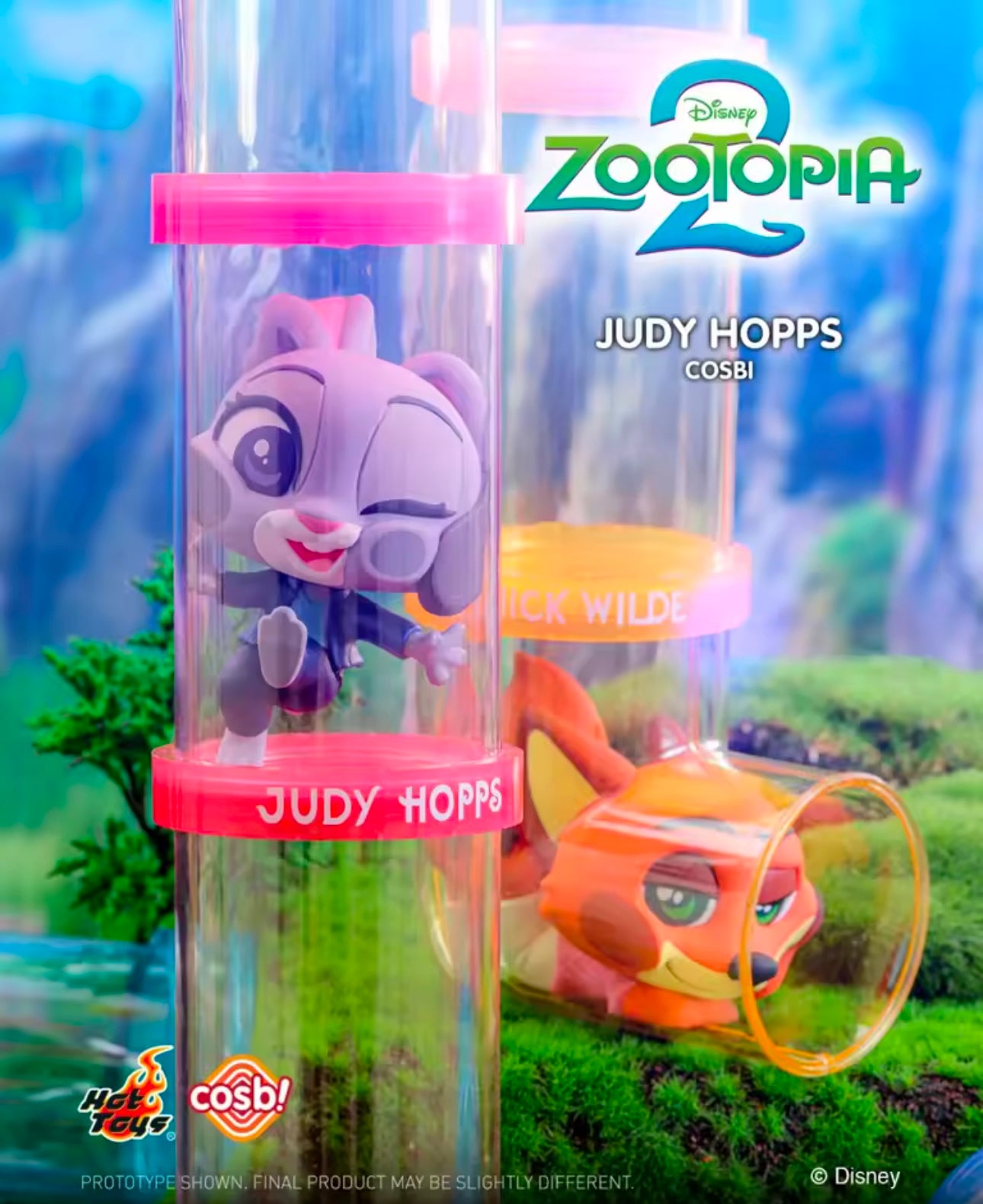 ZOOTOPIA 2 (tubos interconectables) - Hot Toys Cosbi Collection - Figura Coleccionable / Caja Misteriosa
