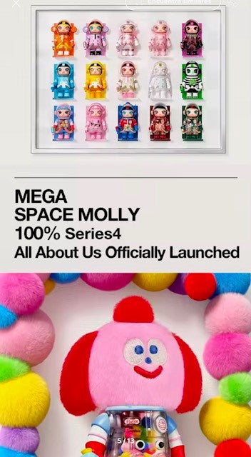 [PEDIDO] Figura Mega Space Molly 100% - Serie 04 (Blind Box) marca Pop Mart (9 cm)