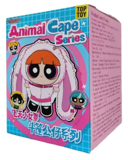 [EN STOCK] Figura The Powerpuff Girl - Serie Animal Cape (Blind Box) Marca Top Toy (12-15cm)