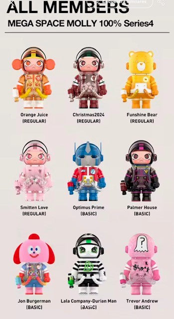 [PEDIDO] Figura Mega Space Molly 100% - Serie 04 (Blind Box) marca Pop Mart (9 cm)