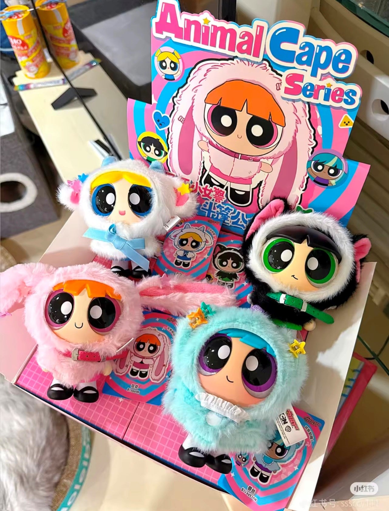 [EN STOCK] Figura The Powerpuff Girl - Serie Animal Cape Marca Top Toy (Blind Box) (12-15cm)