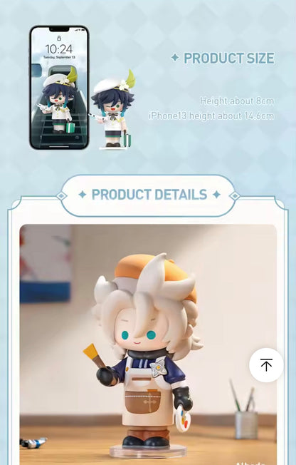 [PEDIDO] Figura Genshin Impact - Dress Up Dreams Themed Chibi Serie (Blind Box) Marca POP MART (8 cm)
