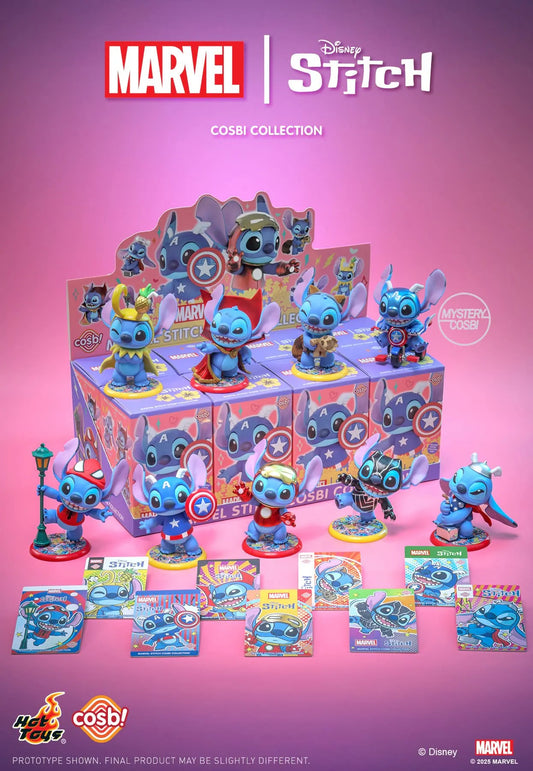 [PREVENTA] Figura Stitch Disney + Marvel - Cosbi Collection (Blind Box) marca Hot Toys (7 cm)