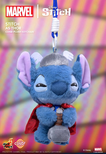 STITCH Disney x Marvel - Cosbi Plush Keychain Collection - Colgante de Peluche / Caja Misteriosa