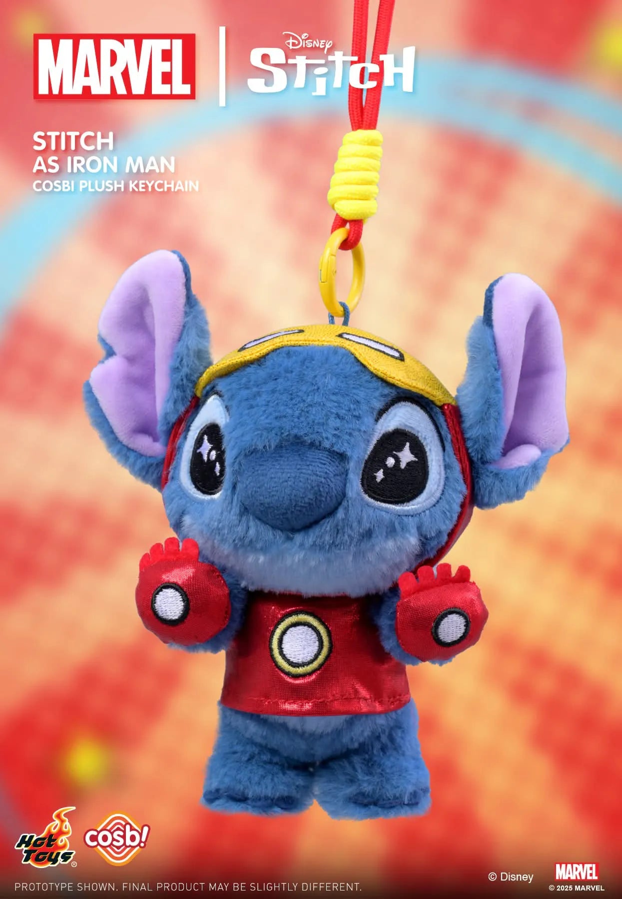STITCH Disney x Marvel - Cosbi Plush Keychain Collection - Colgante de Peluche / Caja Misteriosa