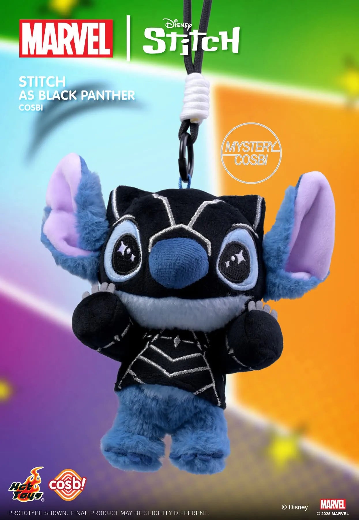STITCH Disney x Marvel - Cosbi Plush Keychain Collection - Colgante de Peluche / Caja Misteriosa