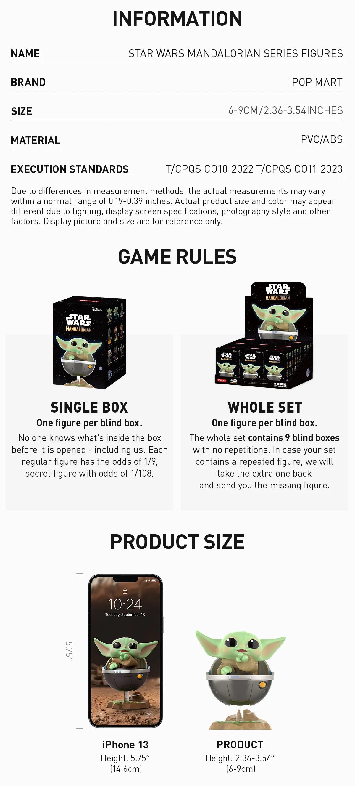 Stars Wars Mandalorian  Serie - Figura Coleccionable / Caja Misteriosa