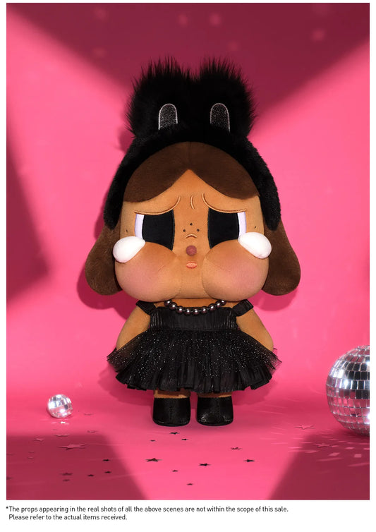[PEDIDO] Figura Cry Baby (Black) - Shiny Shiny Plush Doll Serie Marca POP MART (33 cm)