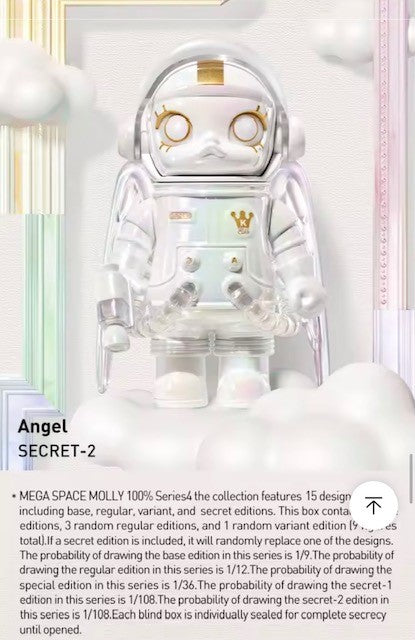 [PEDIDO] Figura Mega Space Molly 100% - Serie 04 (Blind Box) marca Pop Mart (9 cm)