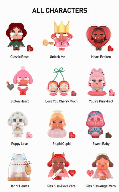 [EN STOCK] Figura Cry Baby - Crying For Love Serie (Blind Box) marca POP MART (10 cm)