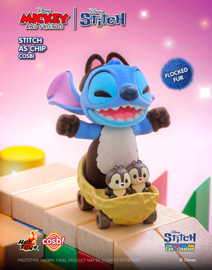 HOT TOYS STITCH x MICKEY AND FRIENDS - Cosbi Collection - Figura Coleccionable / Caja Misteriosa