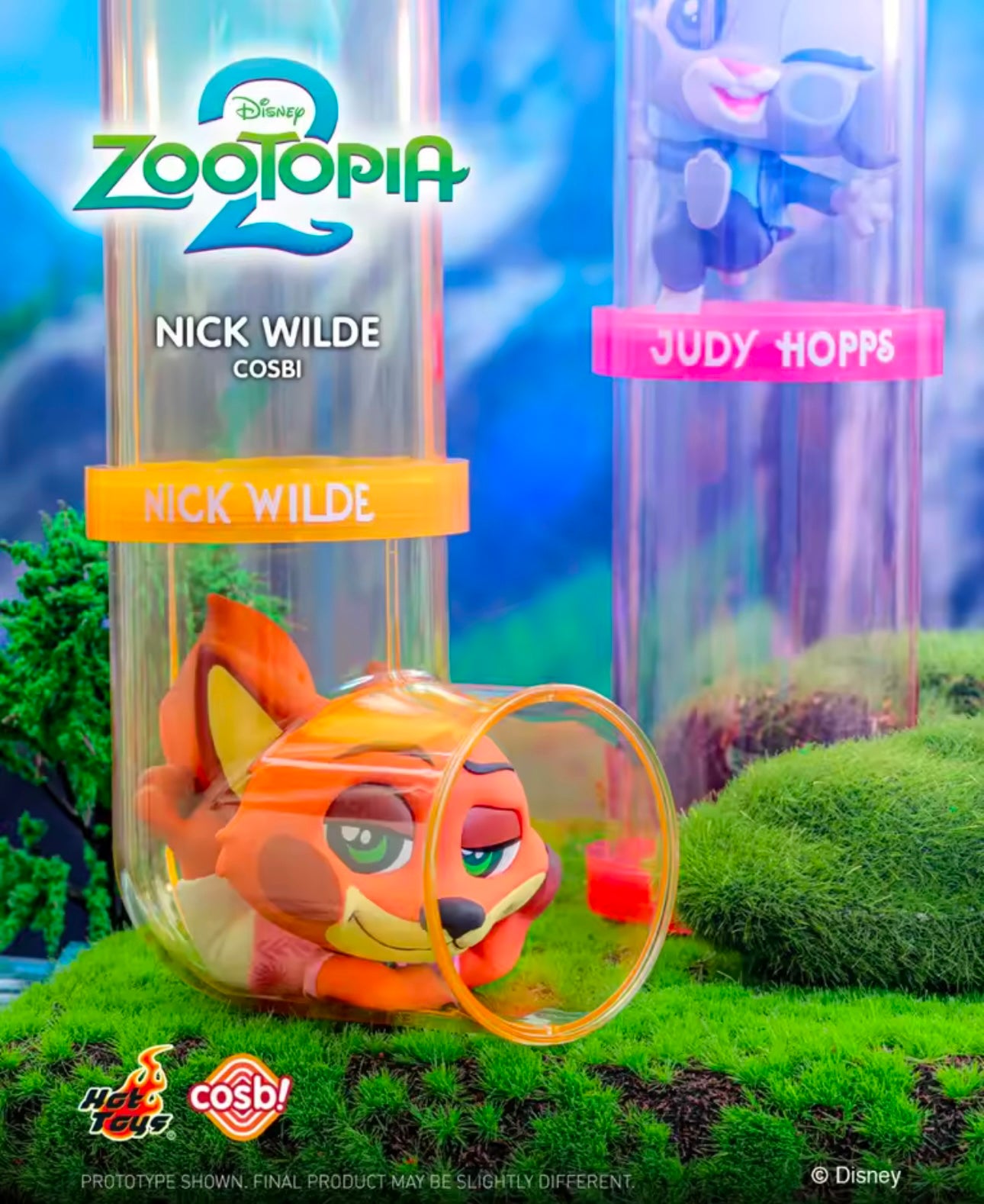 ZOOTOPIA 2 (tubos interconectables) - Hot Toys Cosbi Collection - Figura Coleccionable / Caja Misteriosa