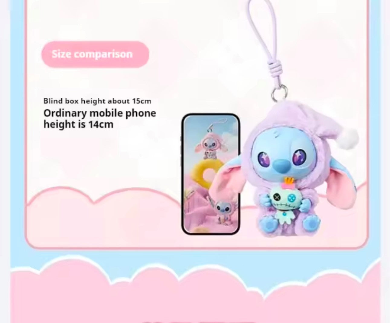 [EN STOCK] Figura Stitch - Serie Eat Something Before (Blind Box) marca MINISO (14 cm)