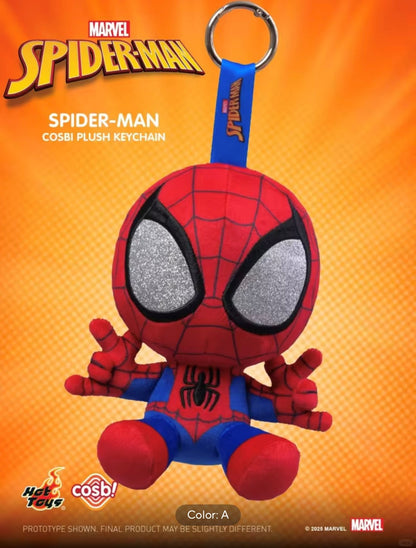 [PREVENTA] Figura Spider-man - Cosbi Plush Keychain Collection (Blind Box) marca Hot Toys (15 cm)