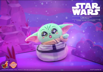 [EN STOCK] Figura Grogu - Cosbi Plush Keychain - Star Wars (Blind Box) marca HOT TOYS (15 cm)