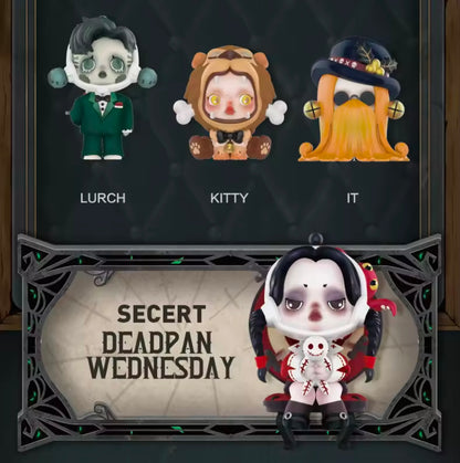 SKULLPANDA × THE ADDAMS FAMILY Series - Figura Coleccionable / Caja Misteriosa