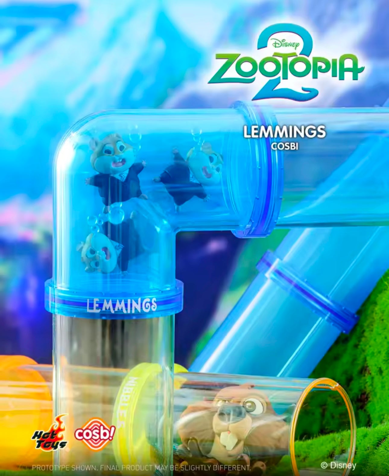 ZOOTOPIA 2 (tubos interconectables) - Hot Toys Cosbi Collection - Figura Coleccionable / Caja Misteriosa