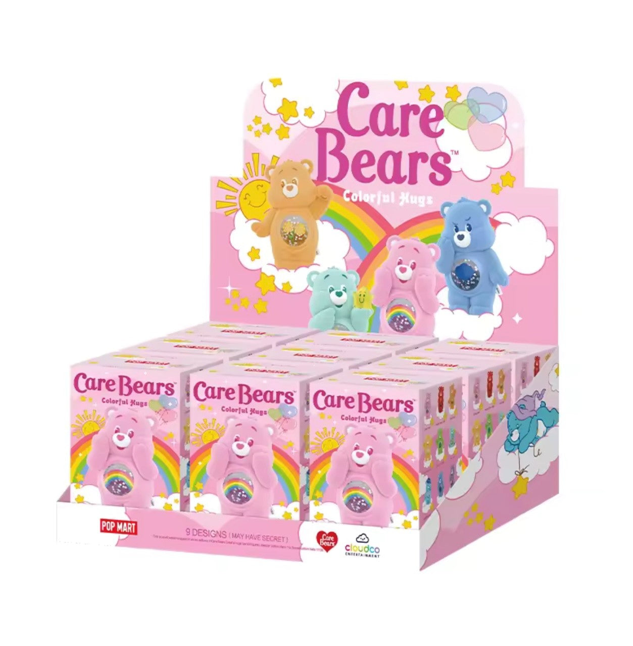[EN STOCK] Figura Care Bears - Colorful Hugs Serie (Blind Box) Marca Pop Mart (8 cm)