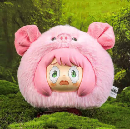 [EN STOCK] Figura Peluche Anya Forger - Spy x Family - Serie The Animal Party (Blind Box) Marca Eaki (12 cm)