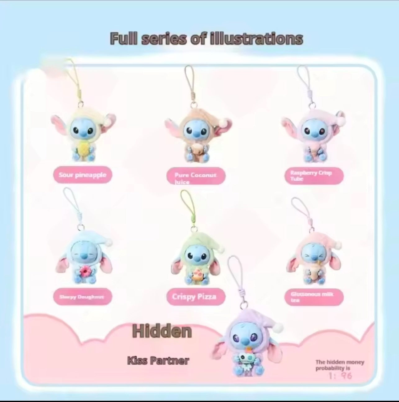 [EN STOCK] Figura Stitch - Serie Eat Something Before (Blind Box) marca MINISO (14 cm)