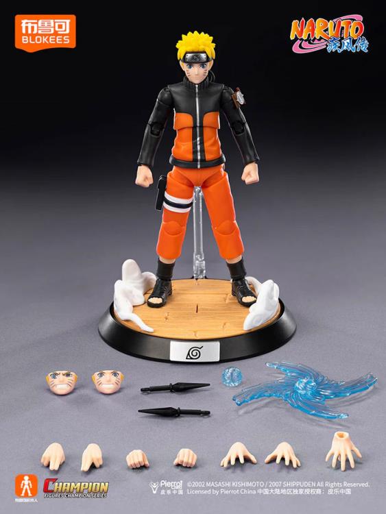 NARUTO UZUMAKI - Naruto Shippuden Serie - Champion Class Blokees - Figura Coleccionable