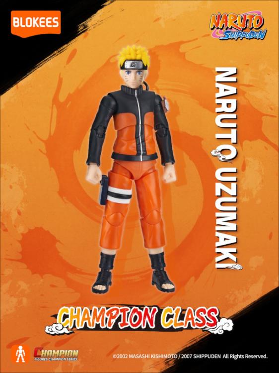 NARUTO UZUMAKI - Naruto Shippuden Serie - Champion Class Blokees - Figura Coleccionable
