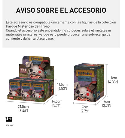 HIRONO x Parque Misterioso Series (+ Pedestal fantasmal con luz) - Figura Coleccionable / Caja Misteriosa