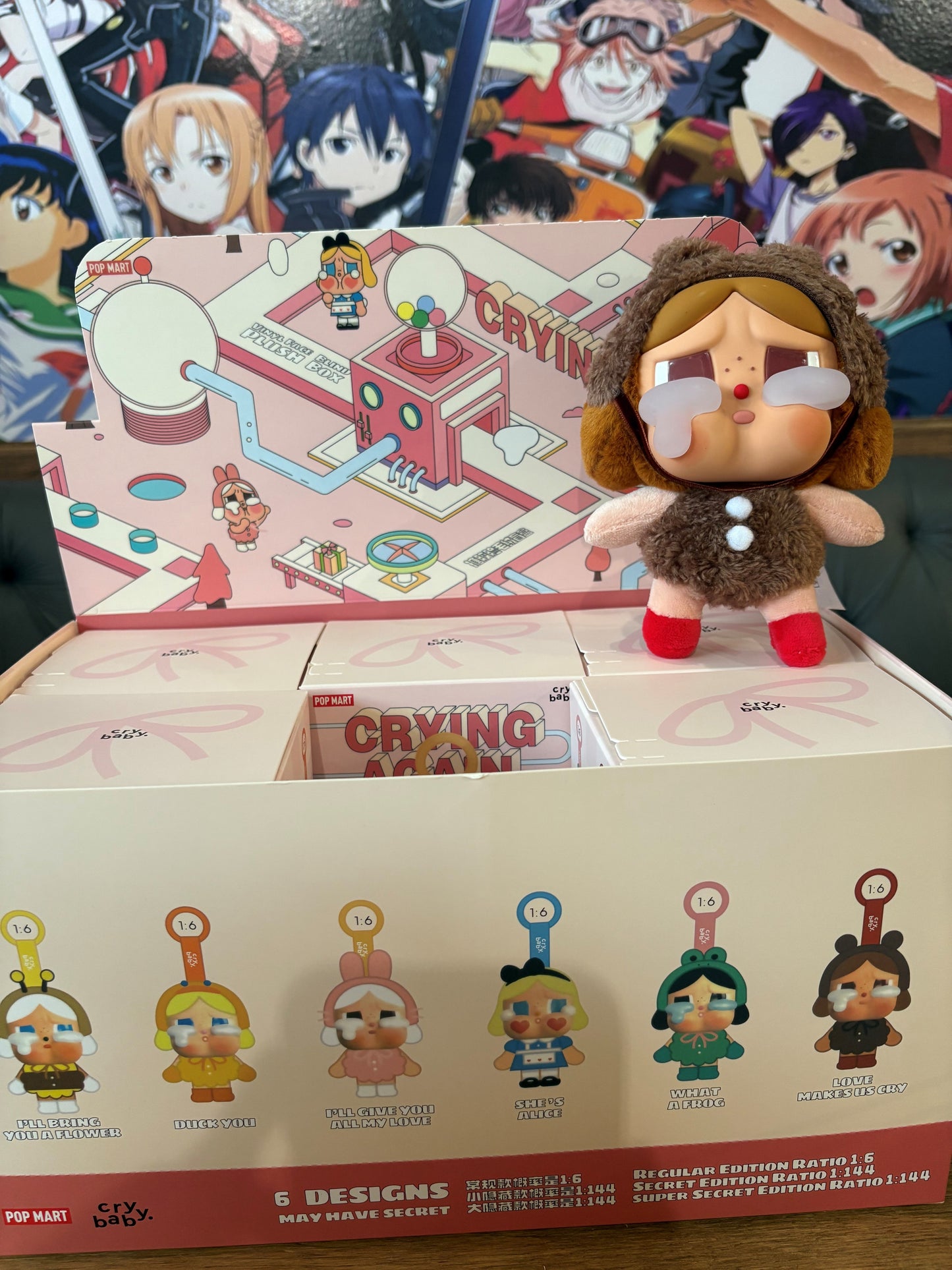 [EN STOCK] Figura Cry Baby - Criying Again Serie (Blind Box) marca POP MART (17 cm)