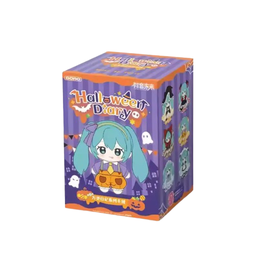 [EN STOCK] Figura Peluche Hatsune Miku - Serie Halloween Diary (Blind Box) Marca Gong (15 cm)