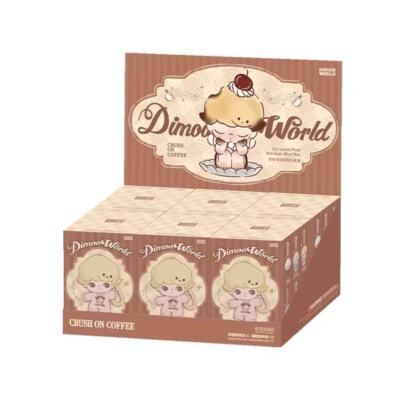 [PEDIDO] Figura Dimoo World - Serie Crush on Coffee (Blind Box) marca POP MART (12 cm)