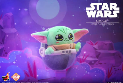 [EN STOCK] Figura Grogu - Cosbi Plush Keychain - Star Wars (Blind Box) marca HOT TOYS (15 cm)