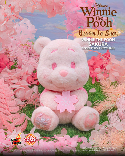 WINNIE THE POOH - Bloom to Snow Series - Cosbi Plush Keychain Collection - Colgante de Peluche Coleccionable / Caja Misteriosa